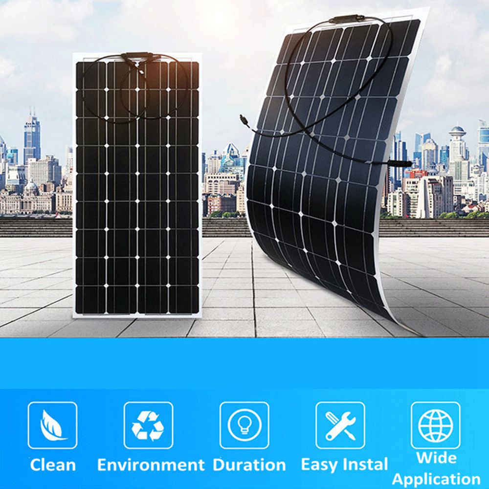 Solar Powered Charger - Panele słoneczne 500W 250W 18V Elastyczny