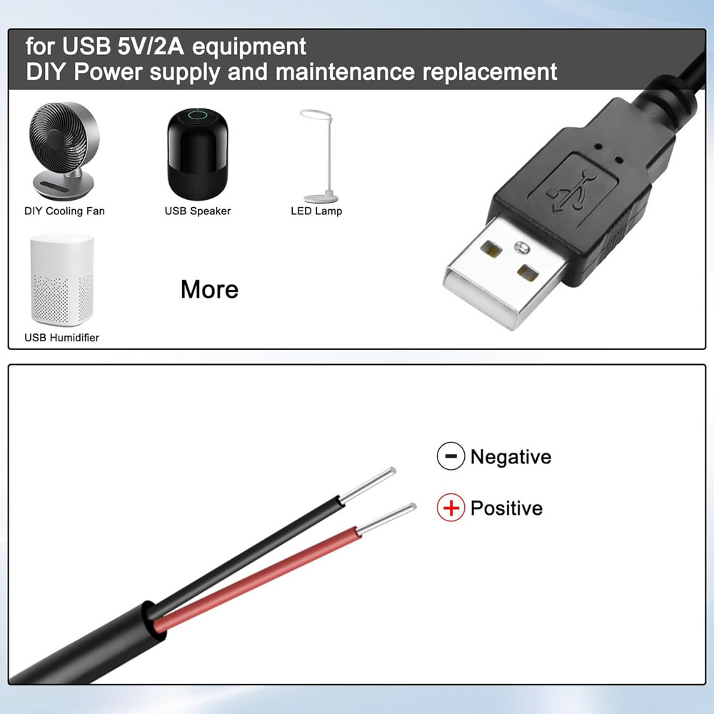 Kabel zasilający USB DC 2-pino – Electronics Repair Gadgets recenzja i cena