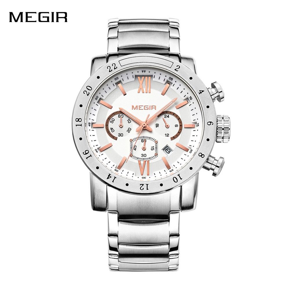 Zegarki męskie MEGIR ze stali  – Electronics Gadgets For Men recenzja i cena