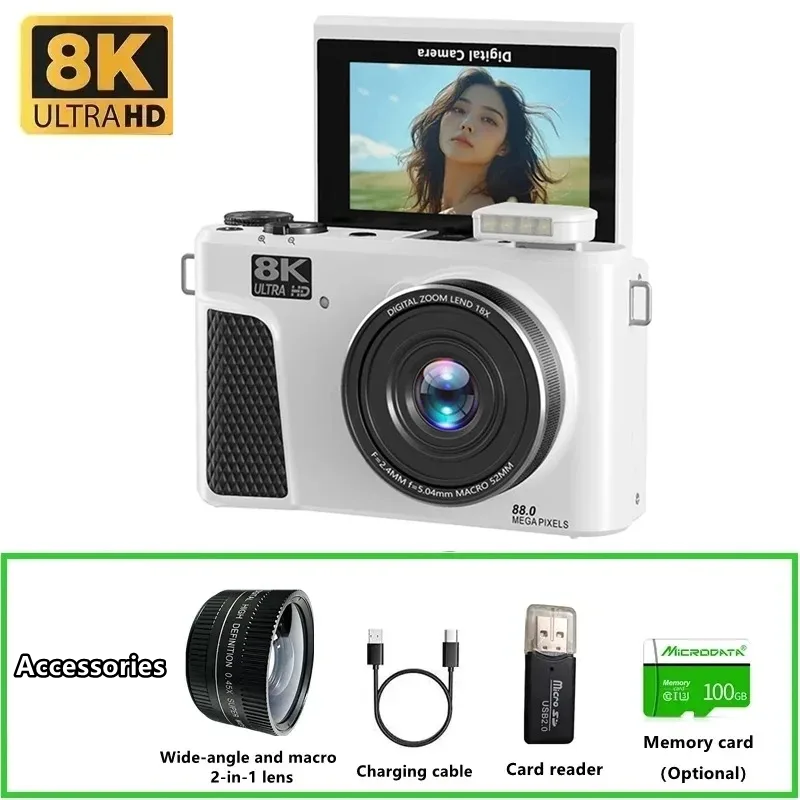 Kamera cyfrowa WD300 8K, kamer – Electronic Gadgets For Home recenzja i cena