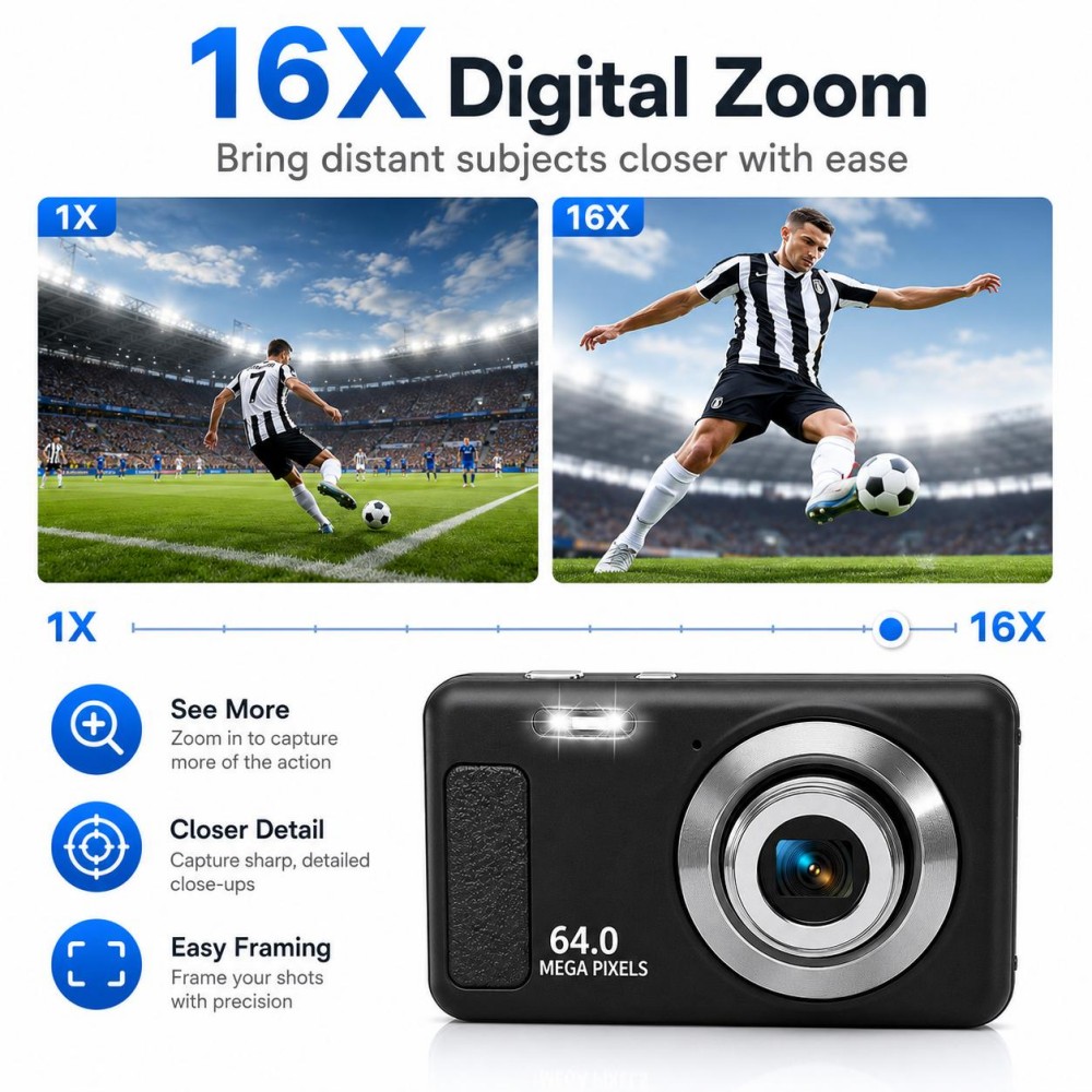Przenośna kamera cyfrowa 4K Ul – Electronic Gadgets For Home recenzja i cena