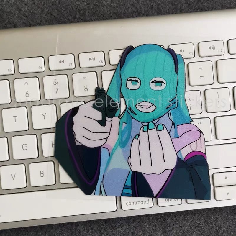 Naklejka na motocykl Miku, wod – Electronic Gift recenzja i cena