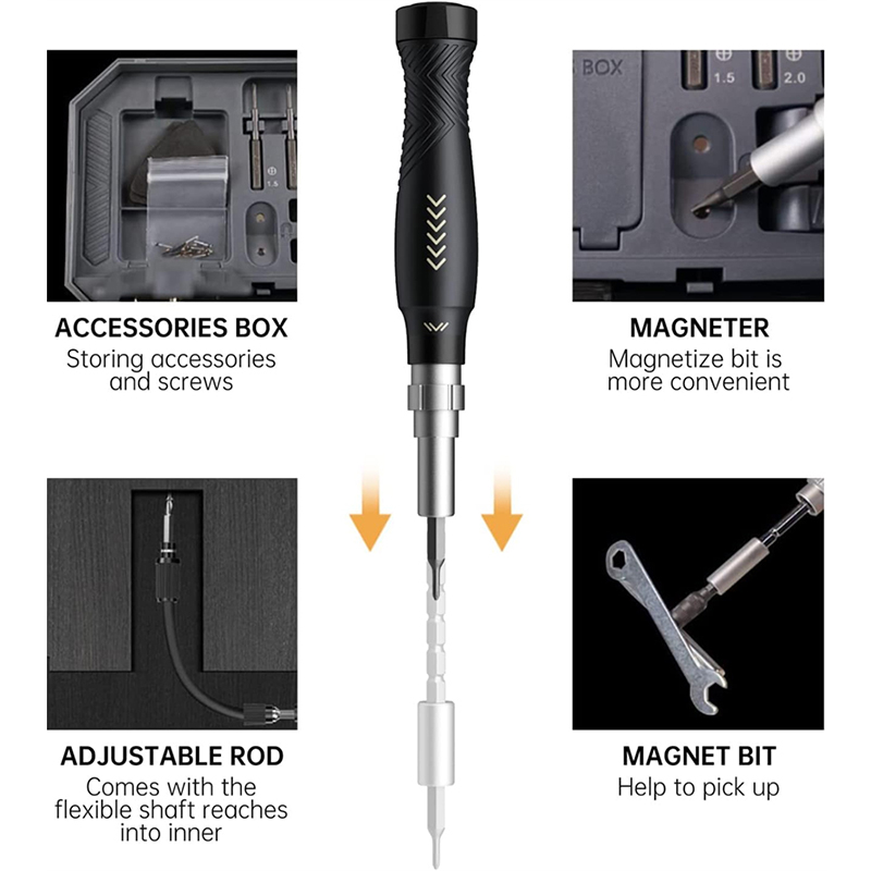 Zestaw precyzyjnych wkrętaków  – Electronics Repair Gadgets recenzja i cena