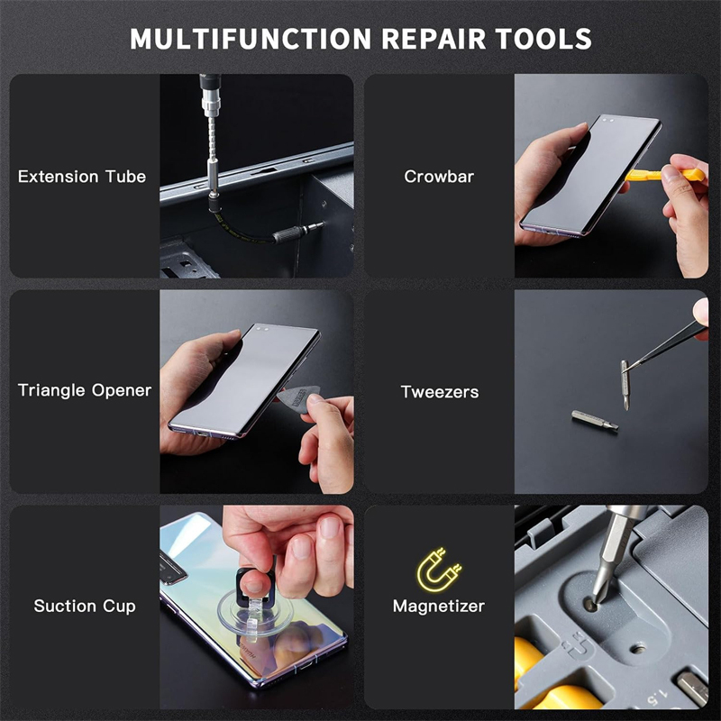 Zestaw precyzyjnych wkrętaków  – Electronics Repair Gadgets recenzja i cena