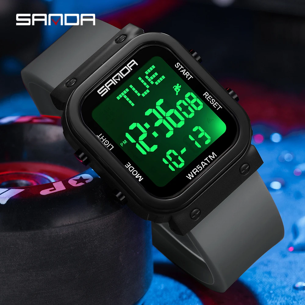 Zegarek cyfrowy SANDA męski wo – Electronics Gadgets For Men recenzja i cena